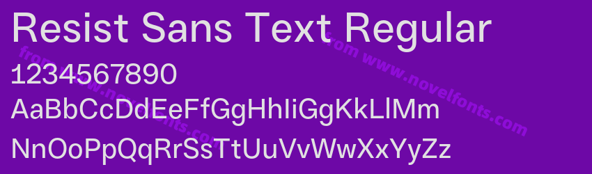 Resist Sans Text RegularPreview Resist Sans Text RegularPreview