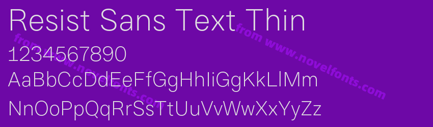 Resist Sans Text ThinPreview Resist Sans Text ThinPreview