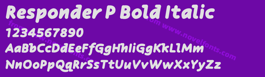 Responder P Bold ItalicPreview Responder P Bold ItalicPreview