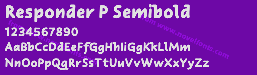 Responder P SemiboldPreview Responder P SemiboldPreview