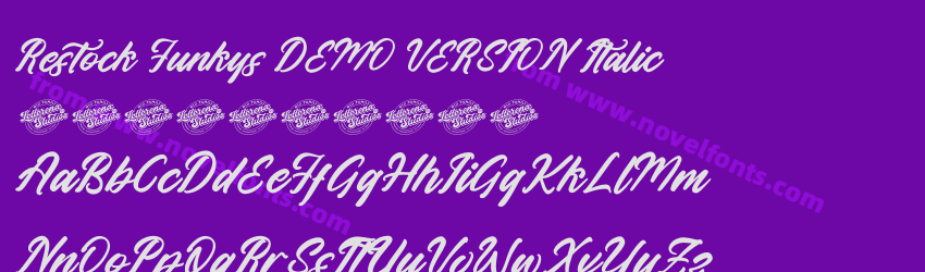 Restock Funkys DEMO VERSION ItalicPreview Restock Funkys DEMO VERSION ItalicPreview