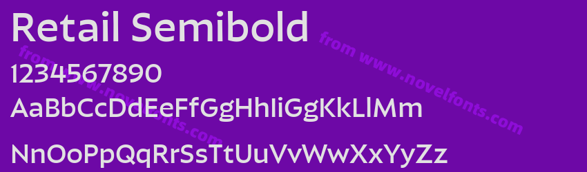 Retail SemiboldPreview Retail SemiboldPreview