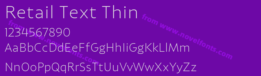 Retail Text ThinPreview Retail Text ThinPreview
