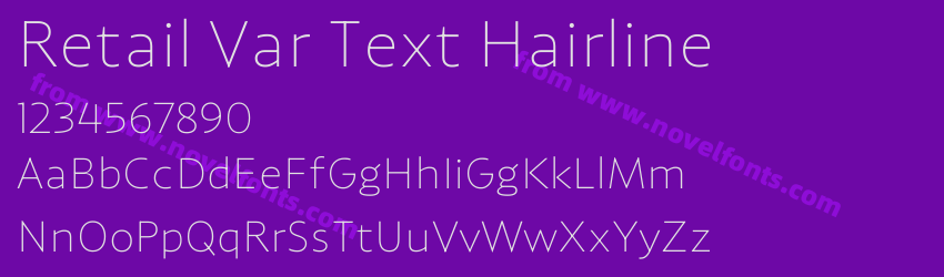 Retail Var Text HairlinePreview Retail Var Text HairlinePreview