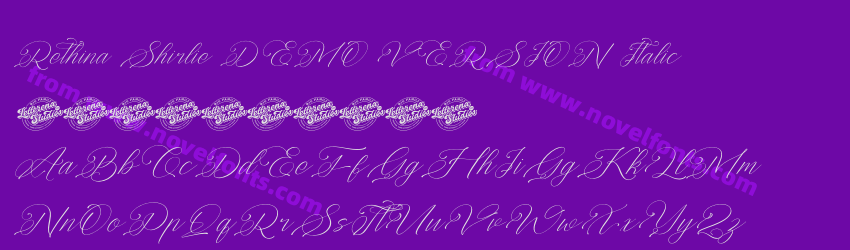 Rethina Shirlie DEMO VERSION ItalicPreview Rethina Shirlie DEMO VERSION ItalicPreview