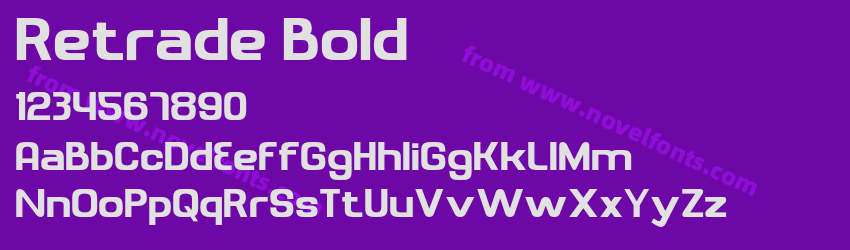 Retrade BoldPreview Retrade BoldPreview