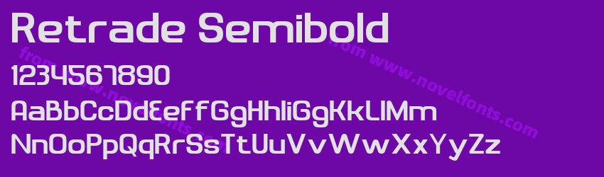 Retrade SemiboldPreview Retrade SemiboldPreview