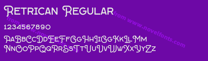 Retrican RegularPreview Retrican RegularPreview
