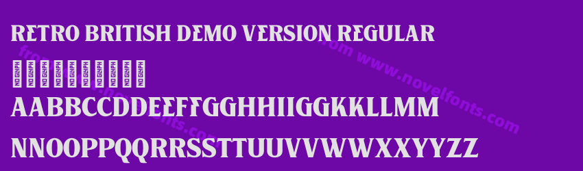 Retro British Demo Version RegularPreview Retro British Demo Version RegularPreview