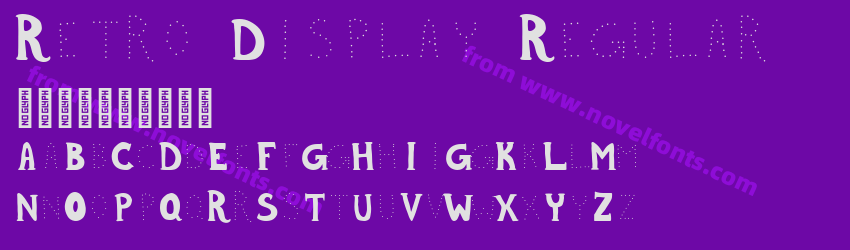 Retro Display RegularPreview Retro Display RegularPreview