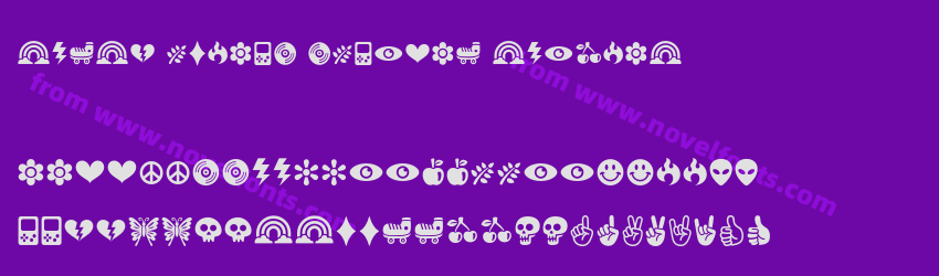 Retro Island Dingbat RegularPreview Retro Island Dingbat RegularPreview