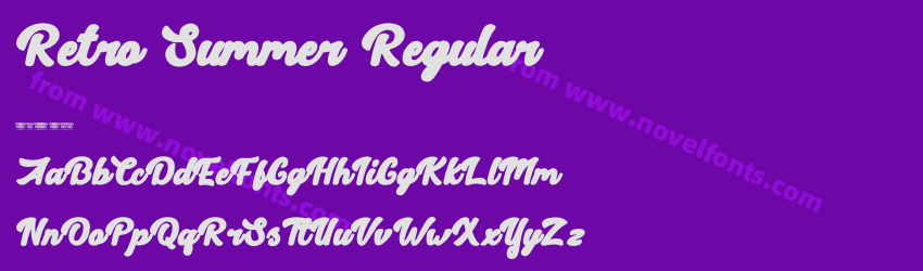 Retro Summer RegularPreview Retro Summer RegularPreview