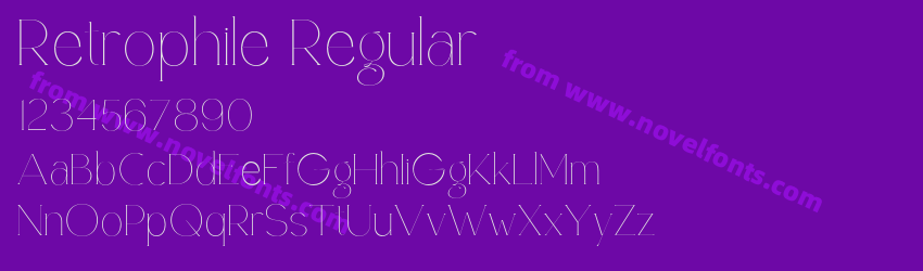 Retrophile RegularPreview Retrophile RegularPreview