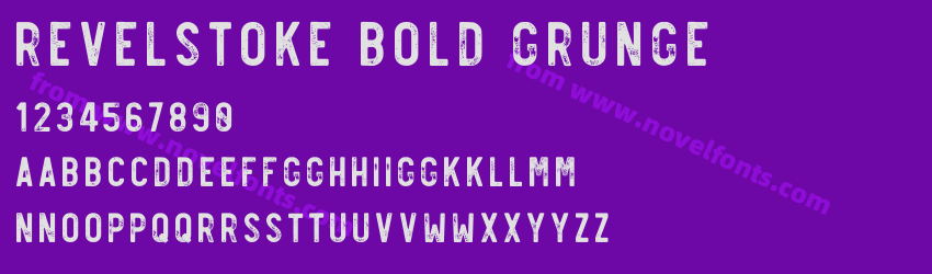 Revelstoke Bold GrungePreview Revelstoke Bold GrungePreview