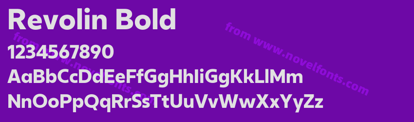 Revolin BoldPreview Revolin BoldPreview
