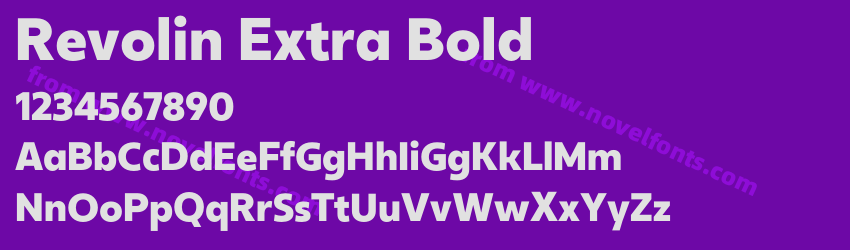 Revolin Extra BoldPreview Revolin Extra BoldPreview