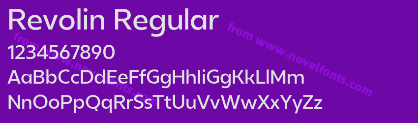 Revolin RegularPreview Revolin RegularPreview