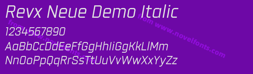 Revx Neue Demo ItalicPreview Revx Neue Demo ItalicPreview