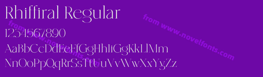 Rhiffiral RegularPreview Rhiffiral RegularPreview