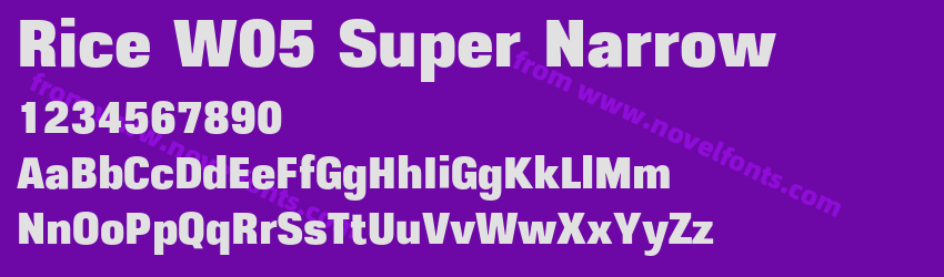 Rice W05 Super NarrowPreview Rice W05 Super NarrowPreview