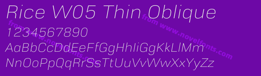 Rice W05 Thin ObliquePreview Rice W05 Thin ObliquePreview