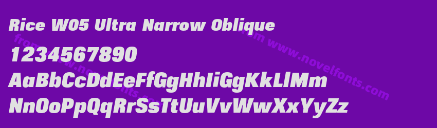 Rice W05 Ultra Narrow ObliquePreview Rice W05 Ultra Narrow ObliquePreview