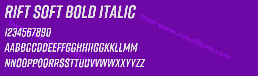 Rift Soft Bold ItalicPreview Rift Soft Bold ItalicPreview