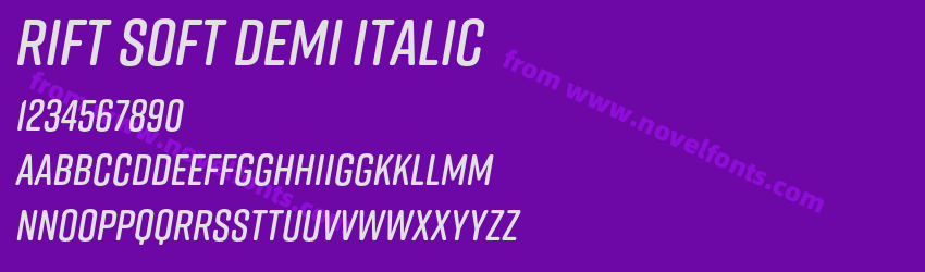 Rift Soft Demi ItalicPreview Rift Soft Demi ItalicPreview