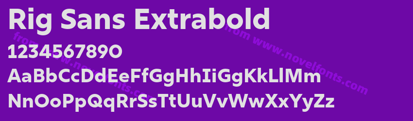 Rig Sans ExtraboldPreview Rig Sans ExtraboldPreview