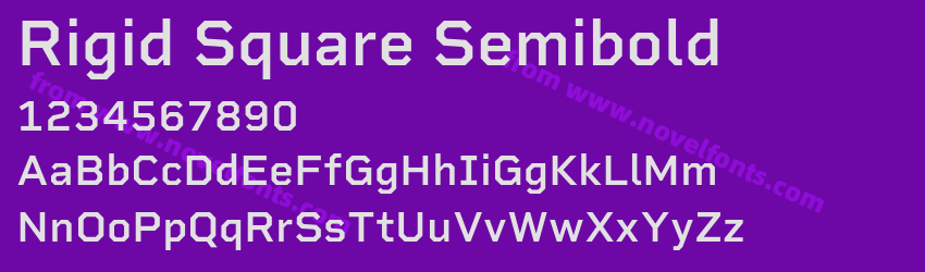 Rigid Square SemiboldPreview Rigid Square SemiboldPreview