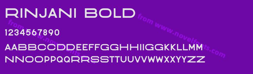 Rinjani BoldPreview Rinjani BoldPreview