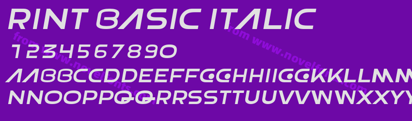 Rint Basic ItalicPreview Rint Basic ItalicPreview
