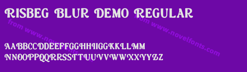 Risbeg Blur Demo RegularPreview Risbeg Blur Demo RegularPreview