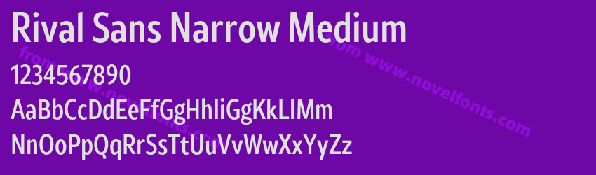 Rival Sans Narrow MediumPreview Rival Sans Narrow MediumPreview