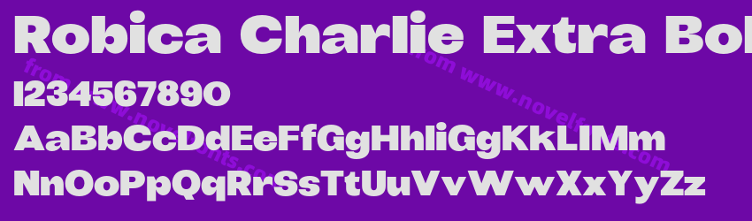 Robica Charlie Extra BoldPreview Robica Charlie Extra BoldPreview