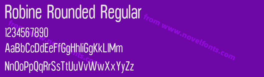 Robine Rounded RegularPreview Robine Rounded RegularPreview