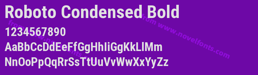 Roboto Condensed BoldPreview Roboto Condensed BoldPreview