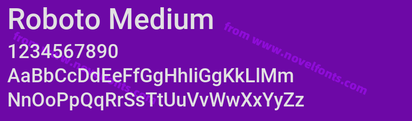 Roboto MediumPreview Roboto MediumPreview