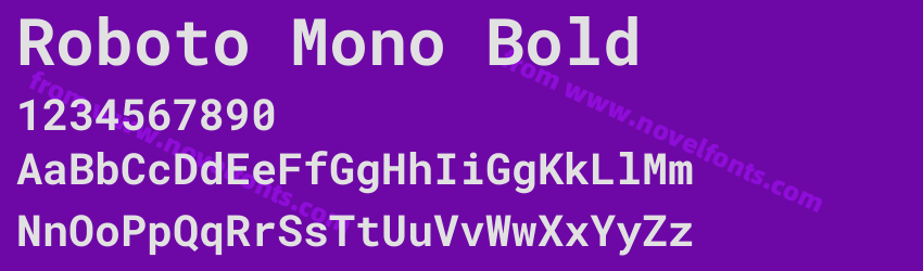 Roboto Mono BoldPreview Roboto Mono BoldPreview
