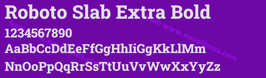Roboto Slab Extra BoldPreview Roboto Slab Extra BoldPreview