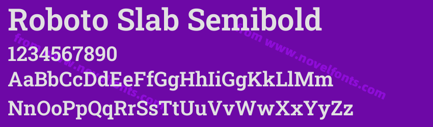 Roboto Slab SemiboldPreview Roboto Slab SemiboldPreview