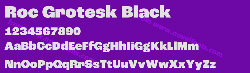 Roc Grotesk BlackPreview Roc Grotesk BlackPreview