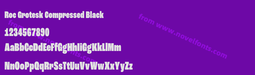 Roc Grotesk Compressed BlackPreview Roc Grotesk Compressed BlackPreview