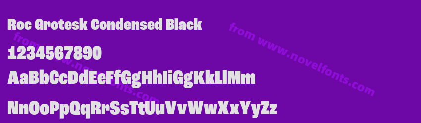 Roc Grotesk Condensed BlackPreview Roc Grotesk Condensed BlackPreview