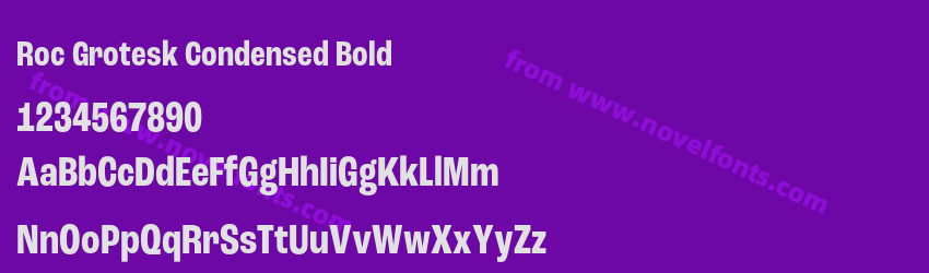 Roc Grotesk Condensed BoldPreview Roc Grotesk Condensed BoldPreview