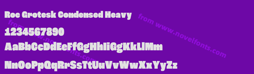 Roc Grotesk Condensed HeavyPreview Roc Grotesk Condensed HeavyPreview
