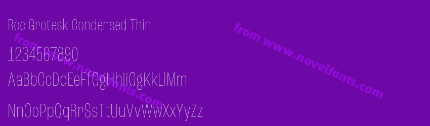 Roc Grotesk Condensed ThinPreview Roc Grotesk Condensed ThinPreview