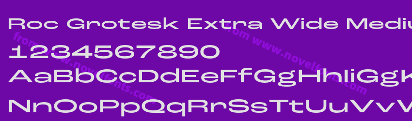 Roc Grotesk Extra Wide MediumPreview Roc Grotesk Extra Wide MediumPreview