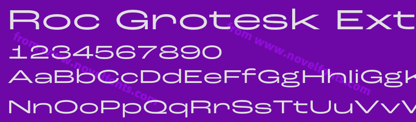 Roc Grotesk Extra WidePreview Roc Grotesk Extra WidePreview