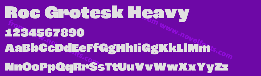 Roc Grotesk HeavyPreview Roc Grotesk HeavyPreview